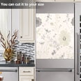 thumbnail image 4 of Dailycode Dishwasher Magnet Cover Magnetic Fridge Door Cover Home Kitchen Decor, Flowers and Dragonflies, 23"x 26", 4 of 6
