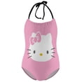 thumbnail image 5 of Hello Kitty Girls One Piece Swimsuits Hawaiian Summer Swimwear Beach Bathing Suit Outfits, 5 of 7