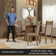 thumbnail image 4 of Juego de Comedor Madesa Angel mesa y 4 Sillas MDP, 4 of 8