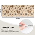 thumbnail image 5 of Beige Highland Cow Figure Butterfly Pattern Kitchen Rug Mat,Kitchen Runner Rugs Non Skid Washable,Decorative Kitchen Floor Mats for Kitchen,Sink,Laundry,17"X47", 5 of 5