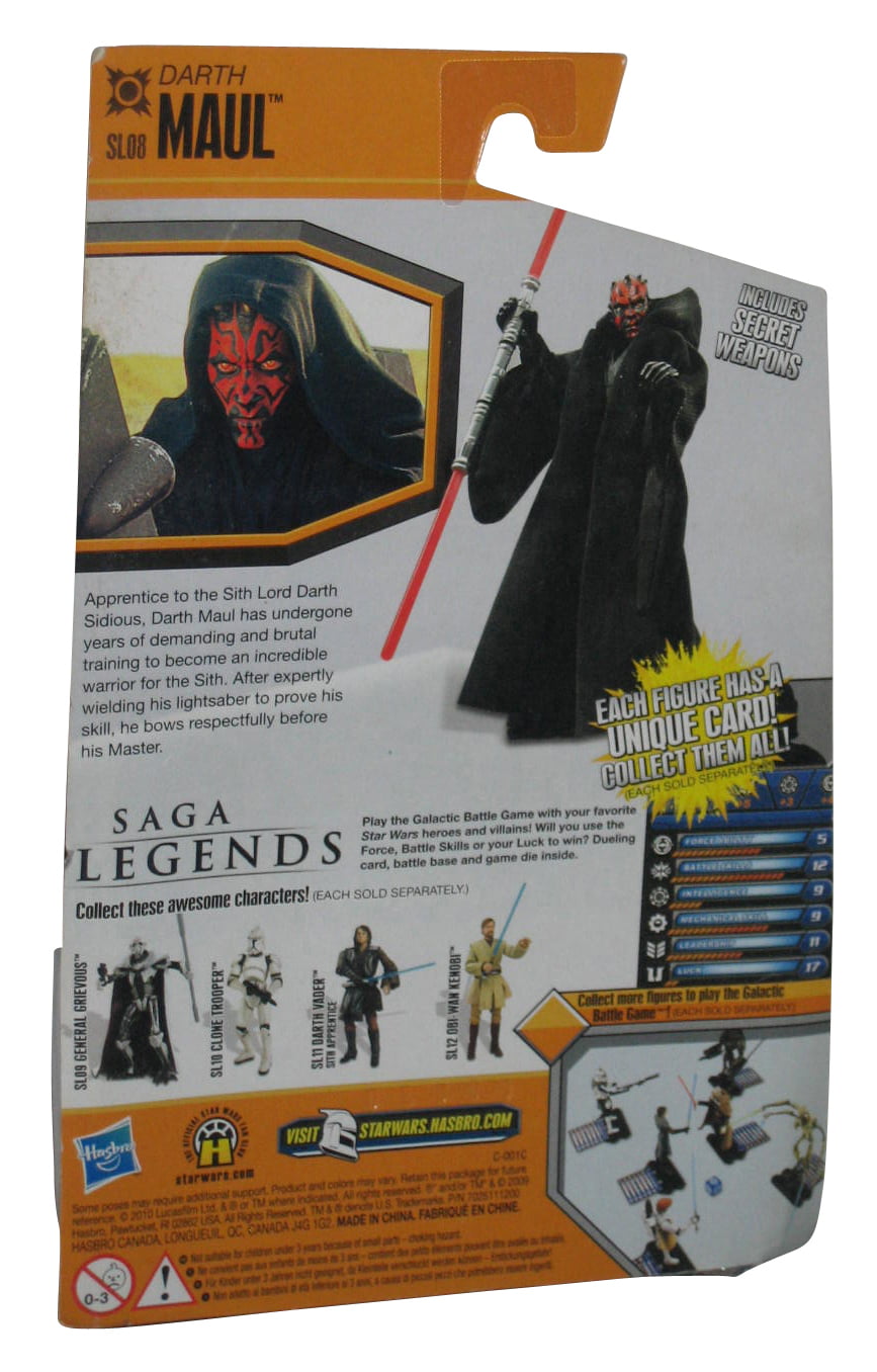 Star Wars Saga Legends Sl08 Darth Maul Action Figure T5 for sale online