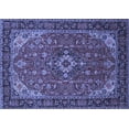 thumbnail image 1 of Ahgly Company Indoor Rectangle Medallion Blue Traditional Area Rugs, 6' x 9', 1 of 4