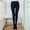 Blue, variant on Legging Gifts For Women Casual Solid Plus Velvet Leggings Splice Pants Slim Elasticity Exercise Fitness Pants Trousers Coffee L