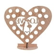 thumbnail image 2 of WJSXC Wooden Heart-shaped Love Chocolate Frame Decoration Heart Wedding Display Stan B, 2 of 4