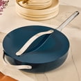 thumbnail image 5 of Caraway Ceramic Non-Stick Sauté Pan, 4.5 qt, Navy, 5 of 9