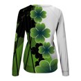 thumbnail image 5 of Camisas informales de manga larga para mujer, sudadera de cuello redondo con estampado de St Patrick Vintage, Tops holgados Fridja  czfsfas830, 5 of 5