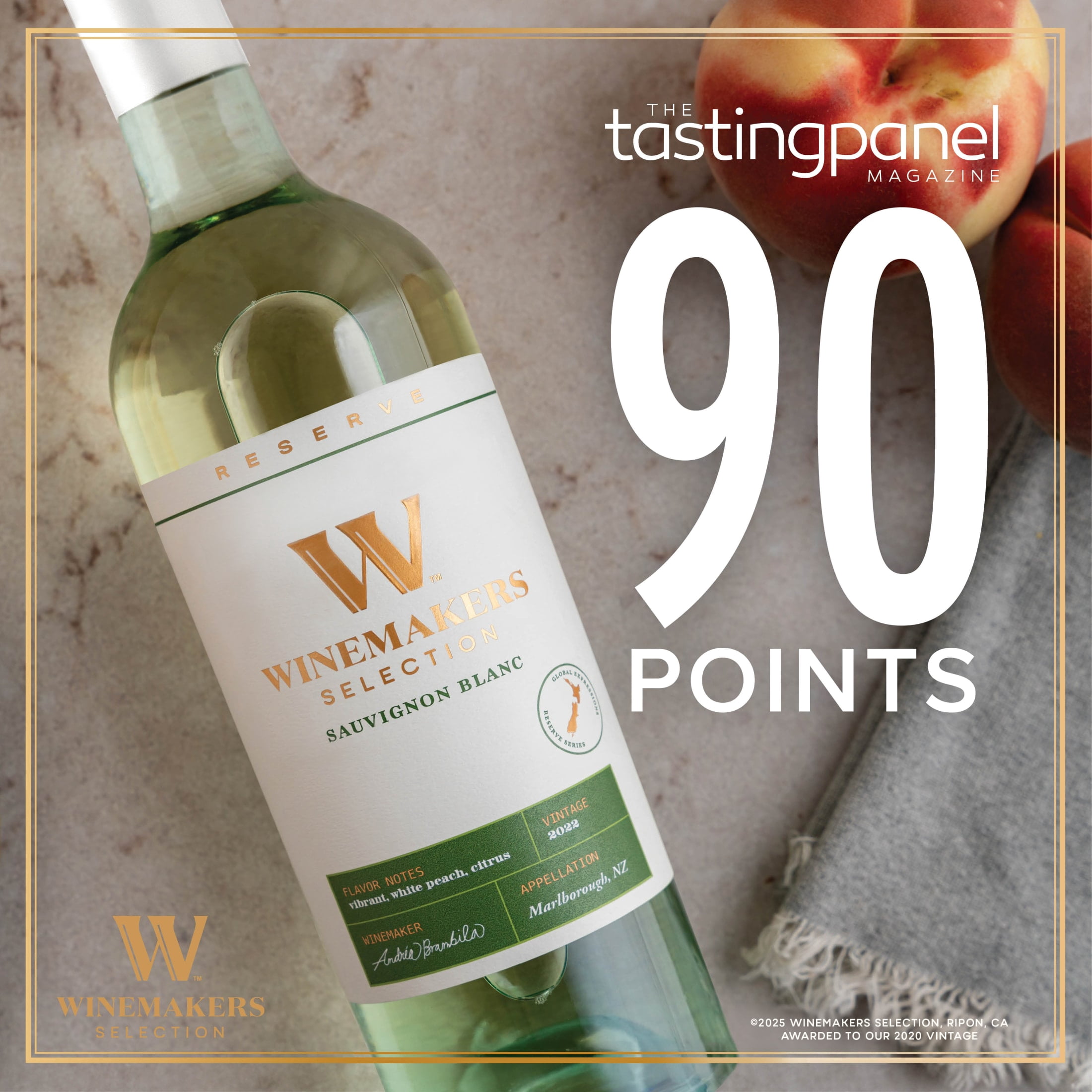 Winemakers Selection Sauvignon Blanc, White Wine, 750ml