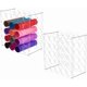 thumbnail image 1 of 2 juegos de organizadores de rollos de vinilo con 50 orificios. Soportes acrílicos transparentes con base metálica para guardar rollos de vinilo., 1 of 5