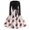 Red, variant on Womens Halloween Hepburn Dresses Bat Pumpkin Long Sleeve Funny Hepburn Dress Witch Hat Ghost Crew Neck Horror Hepburn Dresses, S
