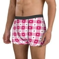 thumbnail image 7 of JUNZAN Plaid Heart Mens Underwear Boxer Briefs for Men’s - Large, 7 of 7