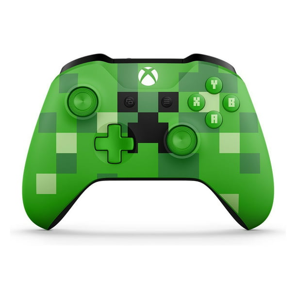 Microsoft Xbox One Wireless Controller Minecraft Creeper Walmart Com Walmart Com