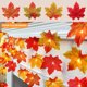 thumbnail image 5 of Guirnalda de hojas de arce artificiales de otoño, 10/20 LED, luces de hadas LED para decoración navideña, fiesta de Acción de Gracias, decoración DIY para Halloween, 5 of 5