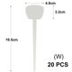 thumbnail image 1 of High Quality Variety White Plastic Garden Plant Tags Re-Usable Waterproof Planting Label Nursery Flower Nursery Potted Stakes He Qiyong unisex, 1 of 2