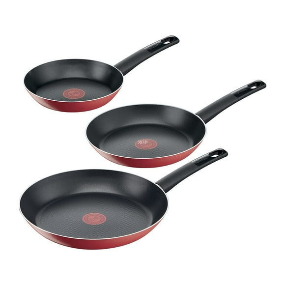 Juego de sartenes T-Fal Simply Cook rojo 20/24/30
