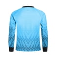 thumbnail image 2 of Haitryli Boys Goalkeeper Jersey Quick-Dry Long Sleeve Protective Sponge Pad Goalie Apparel Shirts Light Blue 16, 2 of 5