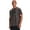 Charcoal Medium Heather (019)/Black, variant on 1326849036SM GL Foundation Heather Size SM Mens Athletic T-Shirt