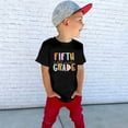 thumbnail image 6 of KVPLBQFD Girls Summer Graphic Top Cute Letter Printed T Shirts for Toddler Crew Neck Casual Fit Tops Tweens Girl Trendy Loose Sports Clothes, 6 of 7