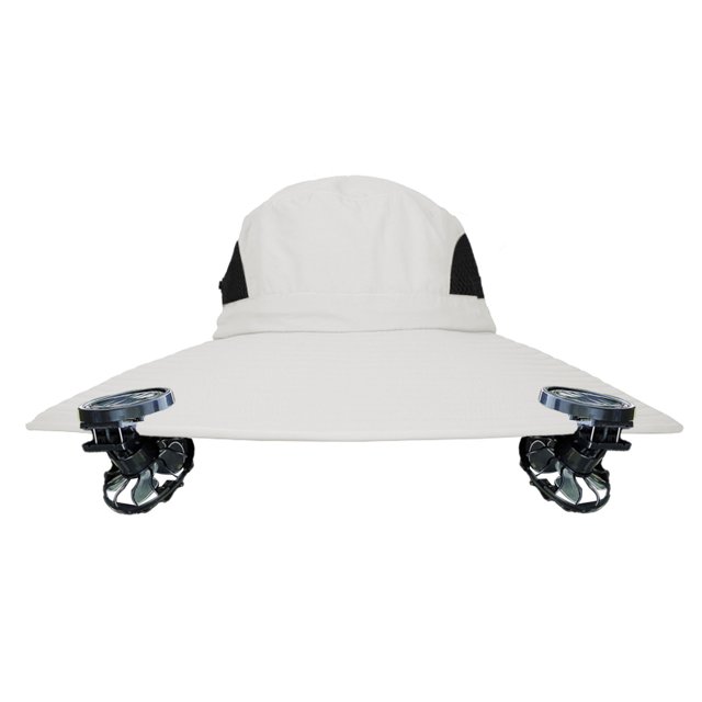 Sombrero con ventilador solar, sombrero con ventiladores, energía solar, ventilador solar ancho, sombrero para pesca al aire libre, carga solar USB