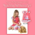 thumbnail image 4 of Peppa Pig Toddler Girls Pajamas Nightgown With Matching Doll Gown Set, 4 of 5