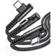 thumbnail image 1 of AINOPE USB to USB C Cable [2-, 6.6ft] 3.1A Type C Charger Fast Charging, Right Angle USB C Cable for  17 Carplay Cable, 1 of 8