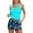 Womens Tankini Bathing Suits Mint Green2, variant on FASHOFT Women's Tankini Swimsuits with Floral Shorts Two Piece Tummy Control Bathing Suit Top with Pockets Bottom Swimwear Army Green L