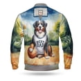thumbnail image 2 of Happy Father's Day Bernese Mountain Dog Playing Basketball with Best Dad Jersey All Over Print 3D Baseball Jacket Berner Lover Gifts Bomber Jacket Softball - 13006, 2 of 6