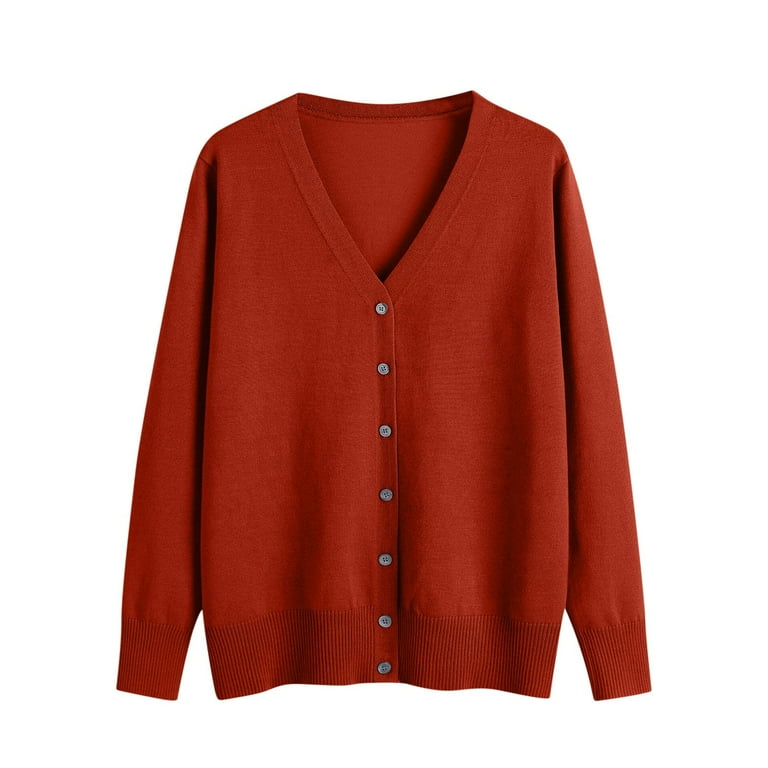 Sakmal Chunky Cardigan Sweaters for Women Warm Button Down Fashion