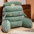 thumbnail image 3 of KER Bed Backrest Pillow For Sitting Up In Bed Reading Pillow With Arms Lumbar Support Cushion For Sofa Chair Floor & Student Dorm, 3 of 5