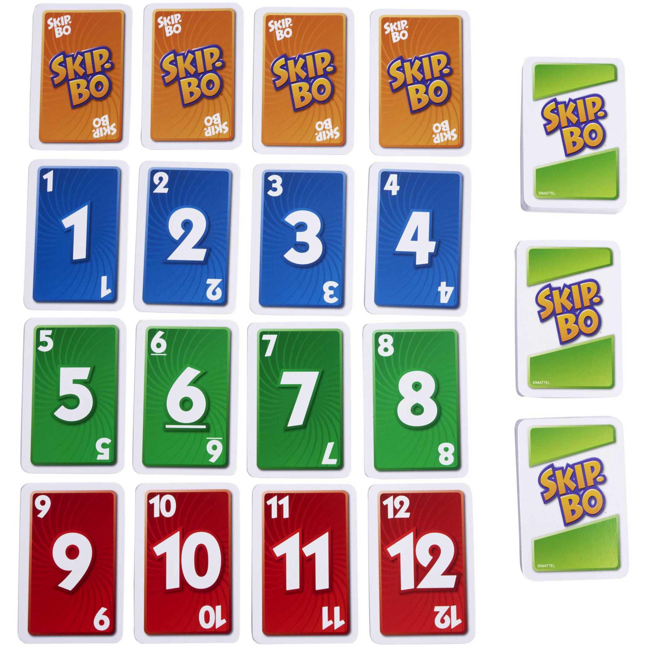 Skip Bo Card Games in Storage Tin, Gifts for Adults and Family Night