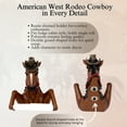 thumbnail image 2 of Rustic Western Rodeo Cowboy-Themed Horse Wall Mount Toilet Paper Holder - Lodge Cabin Style Bathroom Decor for Authentic Western Theme, 2 of 7