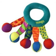 PETSTAGES TOSS AND SHAKE COLORFUL RING DOG TOY