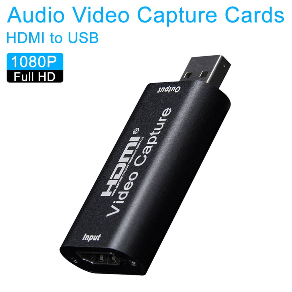 USB Capture Card Real-time Gaming Video Grabber Device Audio Video Record Converter - Walmart.com
