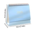 thumbnail image 5 of Dserhfy 2026 Desk Calendar JAN 2026 - DEC 2026 Standing Flip Desktop Calendar 12 Months Planner with Twin-Wire Binding for Home Office School, 5 of 7