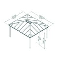 thumbnail image 4 of Palram - Canopia Dallas 14' x 16' Gazebo, 4 of 11