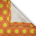 thumbnail image 3 of Ambesonne Orange and Yellow Kitchen Curtains, Doodle Suns, 55"x39", Orange and Yellow, 3 of 3