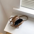 thumbnail image 2 of Qarigey Manténgase a la moda con mini bolsos de hombro coloridos de diseñador de moda, modernos y elegantes Bolsas de mensajero y de hombro caqui, 2 of 6