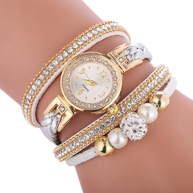 Relojes de pulsera de cuarzo con envoltura de tejido Vintage a la moda para mujer Wmkox8yi sjalhkljlk1419