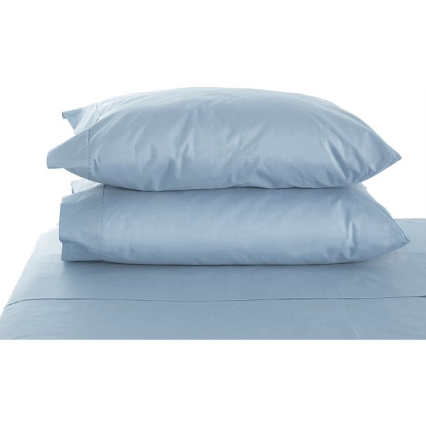 The Great American Store King Size Pillow Cases Solid Light Blue 2 Pack