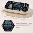 thumbnail image 5 of Christmas Tree Velvet Portable Decorative Box with Removable Compartment - Storage Box, Display Case, and Earring Holder - Ideal Gift, 5 of 7