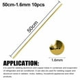 thumbnail image 4 of 10Pc Low Temperature Brass Sol Dering Tool Weld Flux Wel Ding Wire Wel Ding Rods 50Cmx1.6Mm, 4 of 4