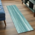 thumbnail image 4 of Duck Green 2'x6' Runner Rug, Vintage Modern Abstract Art Ombre Washable Non-Slip Area Rugs for Hallway Kitchen Floor Bedroom Entryway, StainResistant Laundry Carpet Decoration Indoor Mat, 4 of 9