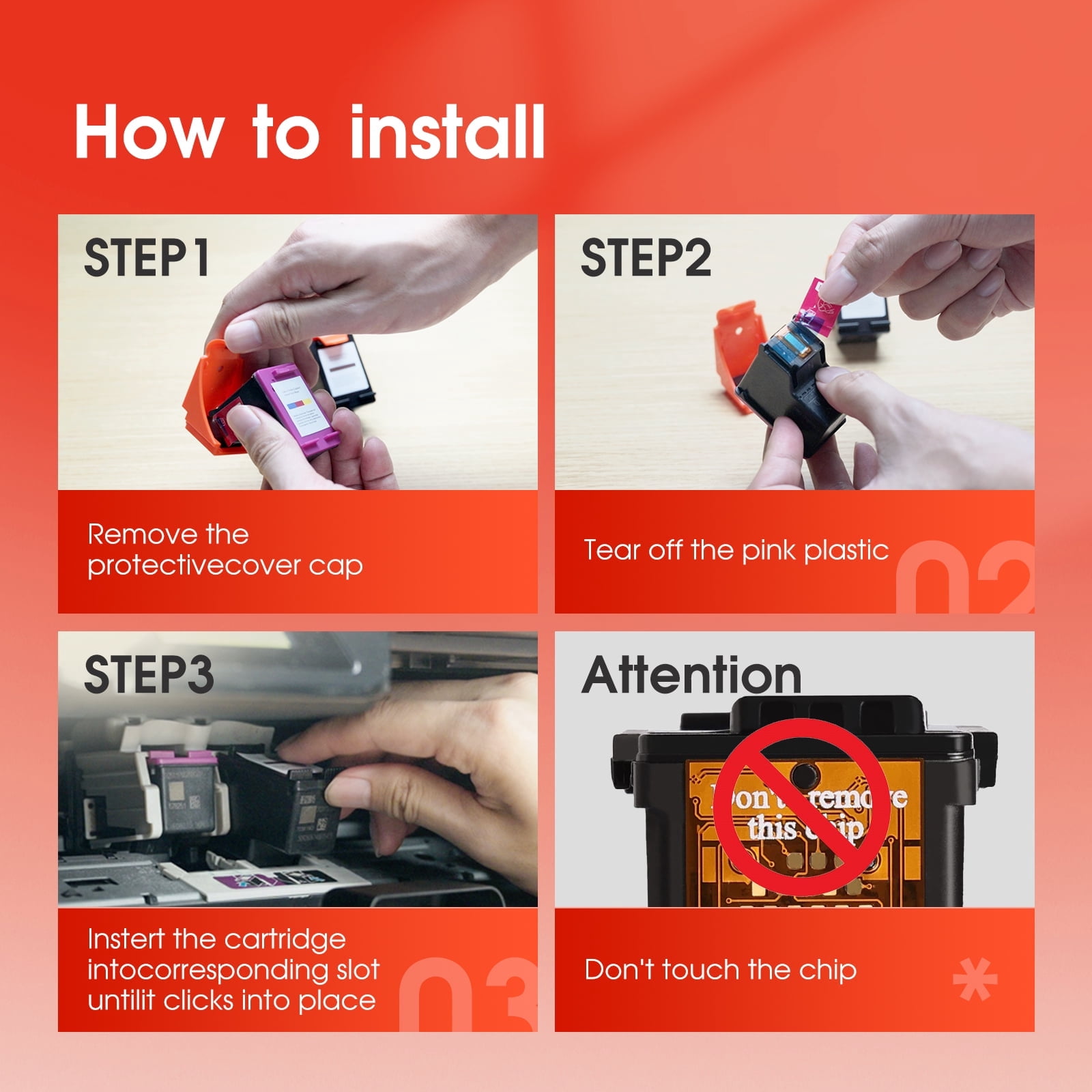 240XL 241XL Ink Cartridges Compatible for Canon 240 and 241 Ink Combo for Pixma MG3620 MG3600 MG3120 TS5120 TS5100 MG4220 MG3520 MG2120 MX452 MX472 MX512 Printer(1 Black, 1 Tri-Color)