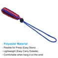 thumbnail image 3 of Unique Bargains Camera Wrist Straps, Polyester Adjustable Braided Hand Strap with Quick Release Connector, Blue Red, 3 of 6