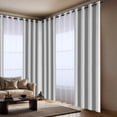 thumbnail image 1 of set 4 cortinas: 2 cortinas 100% blackout gris + 2, 1 of 7
