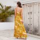 thumbnail image 3 of WILLBEST Vestidos De Verano Para Mujer, Vestido Largo Elegante Sin Mangas Con Cuello En V Y Estampado Floral Belleza De Talla Grande Para Mujer De Verano 2023, 3 of 3