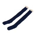 thumbnail image 5 of Fgnfyis Womens Knit Solid High Splice Lace Knee High Stockings Long Socks Warm Comfortable, 5 of 8