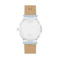 thumbnail image 3 of Movado Signature 0607901 Baby Blue Leather Strap Stainless Case Women's Watch, 3 of 4