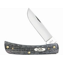 Case XX Knives Pocket Worn Jigged Gray Bone Sodbuster Jr Carbon Steel Pocket Knife