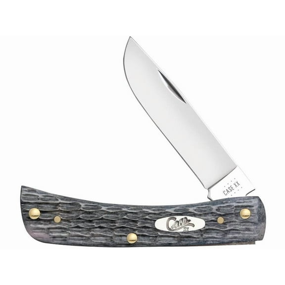 Case XX Knives Pocket Worn Jigged Gray Bone Sodbuster Jr Carbon Steel Pocket Knife