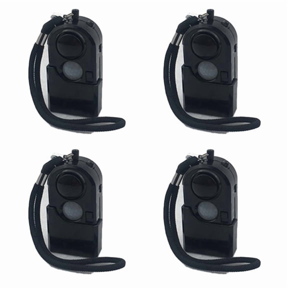 4X Camping Travel Portable Mini PIR Infrared Motion Sensor Detector Alarm 120DB Wireless Home Security Anti-Theft